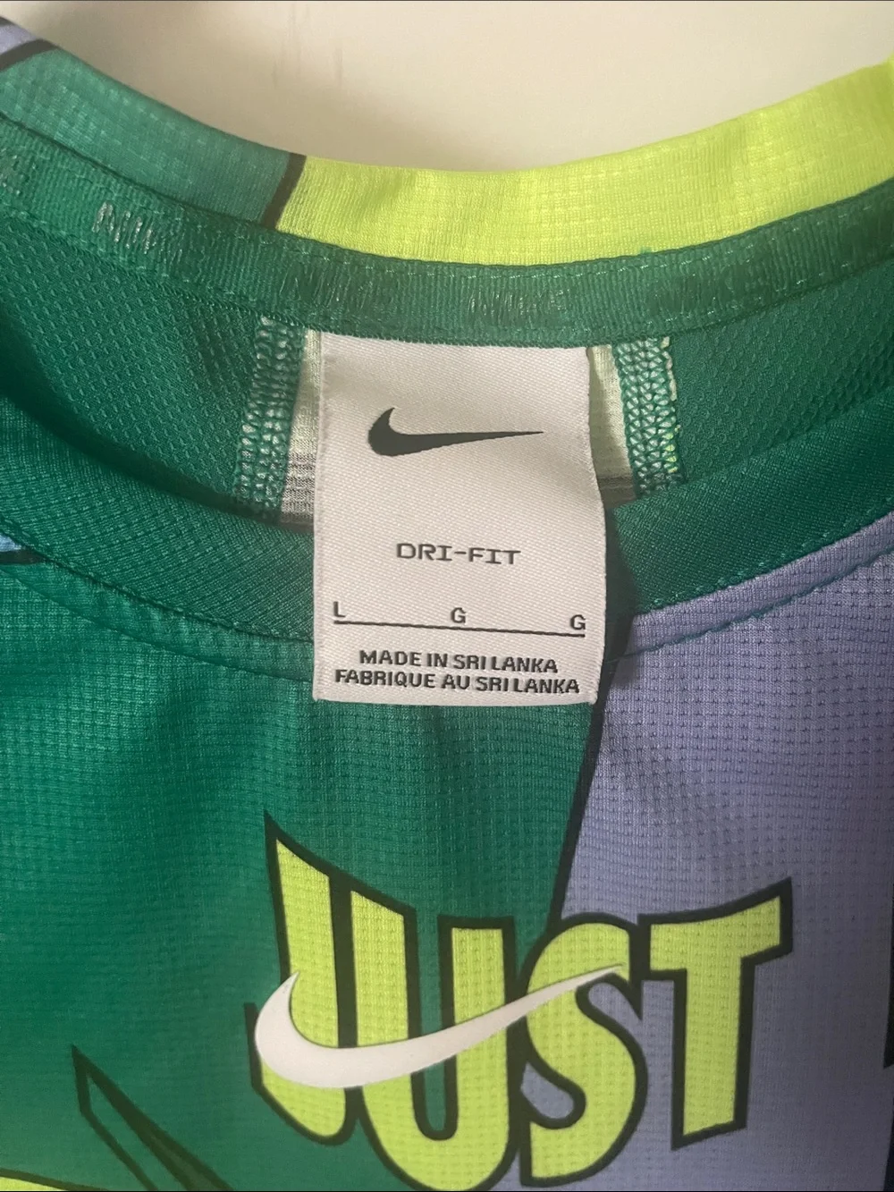 Nike Dri-FIT Running Activewear Short Sleeve Shirt - Big Boys' Large